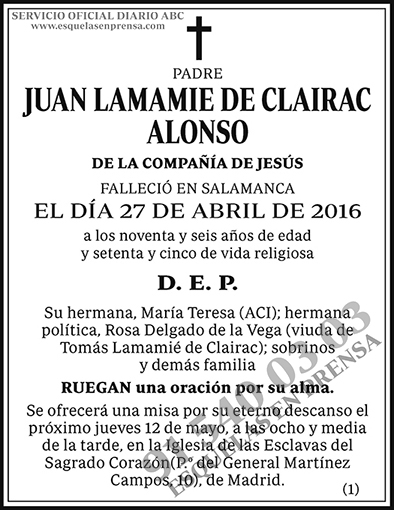 Juan Lamamie de Clairac Alonso